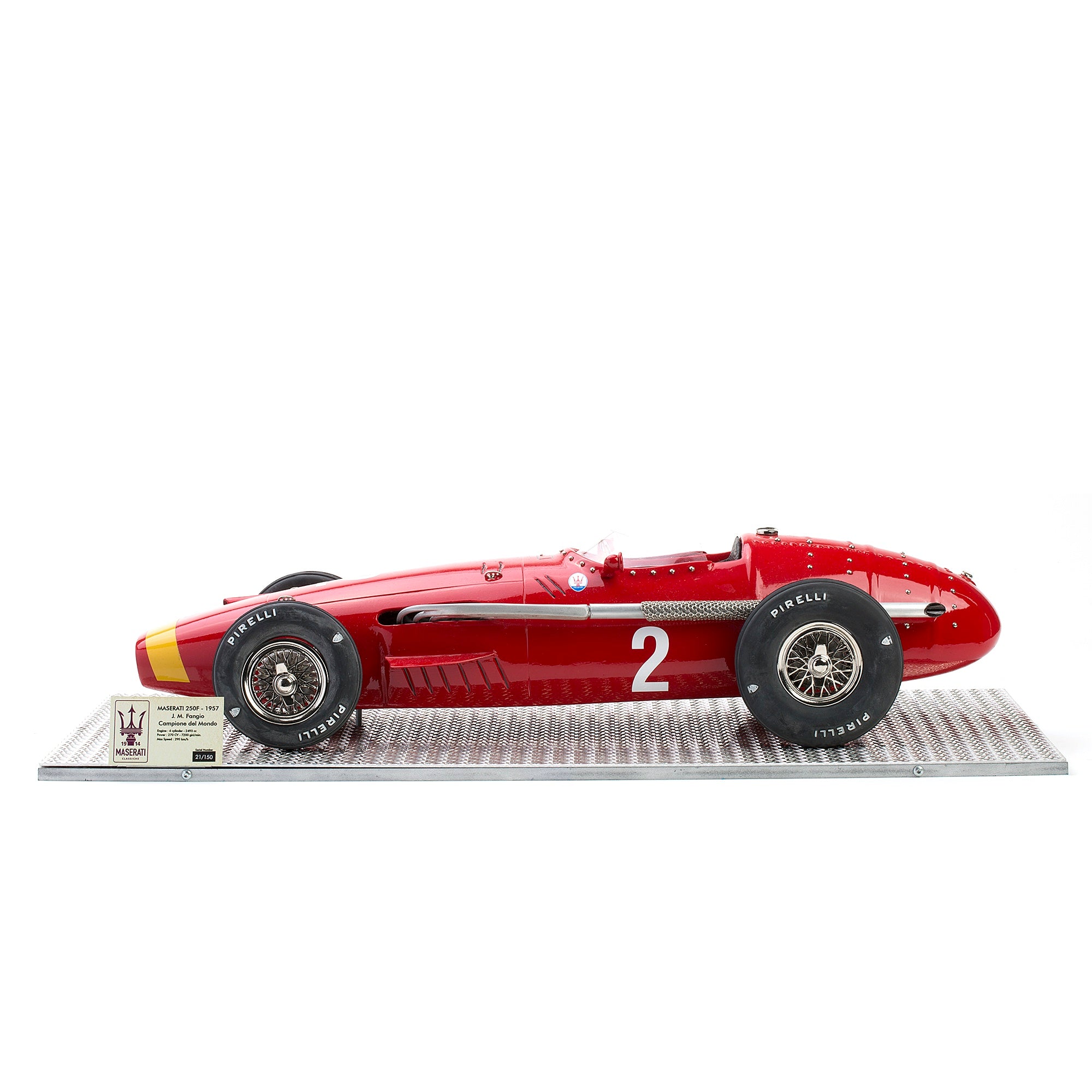 1:8 250F 1957 Fangio 红– ROW Maseratistore