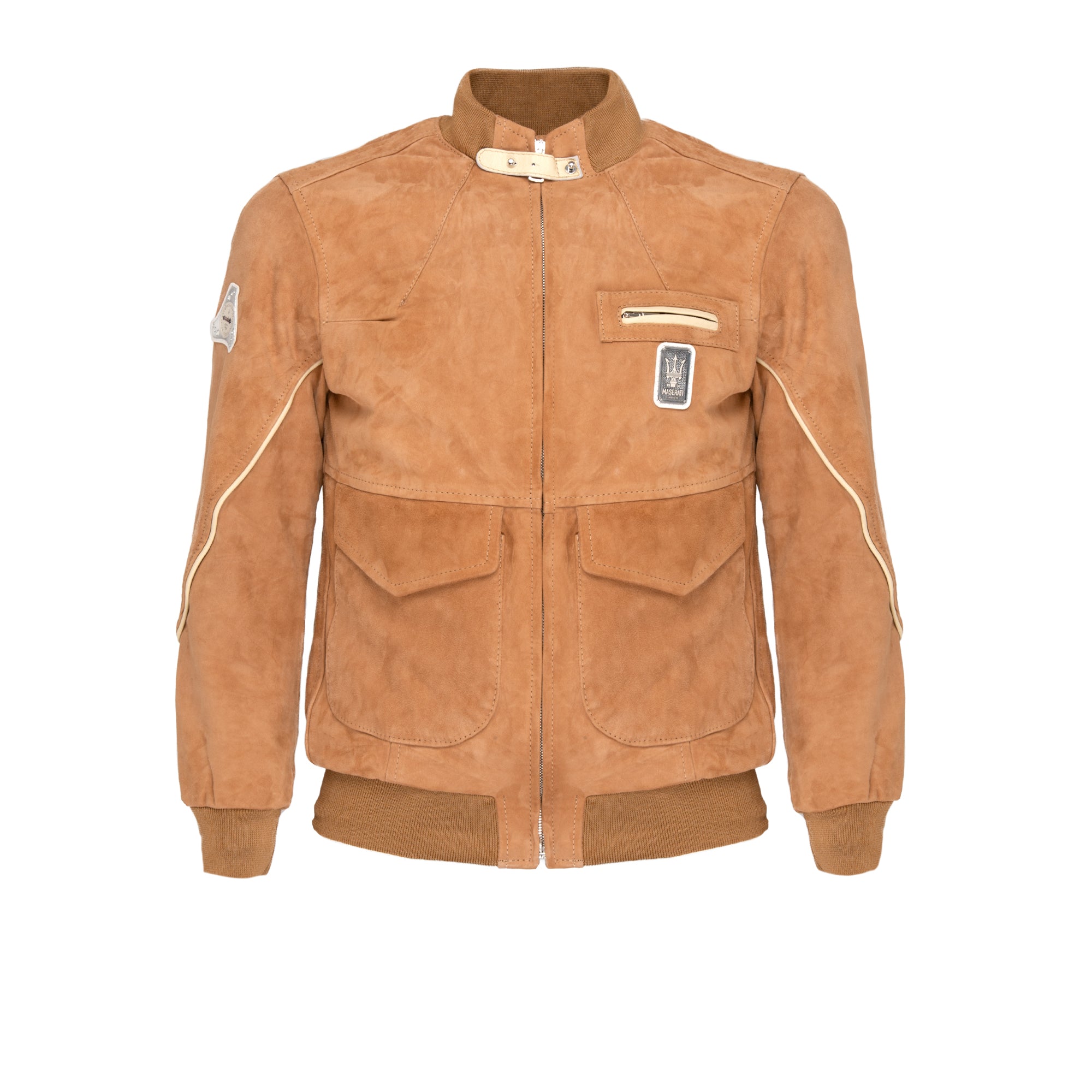 DROMe ドローム レザージャケット パーカー カモフラージュ M イタリア製 メンズ カモシカ革ジャンパー ベージュ – ROW Maseratistore