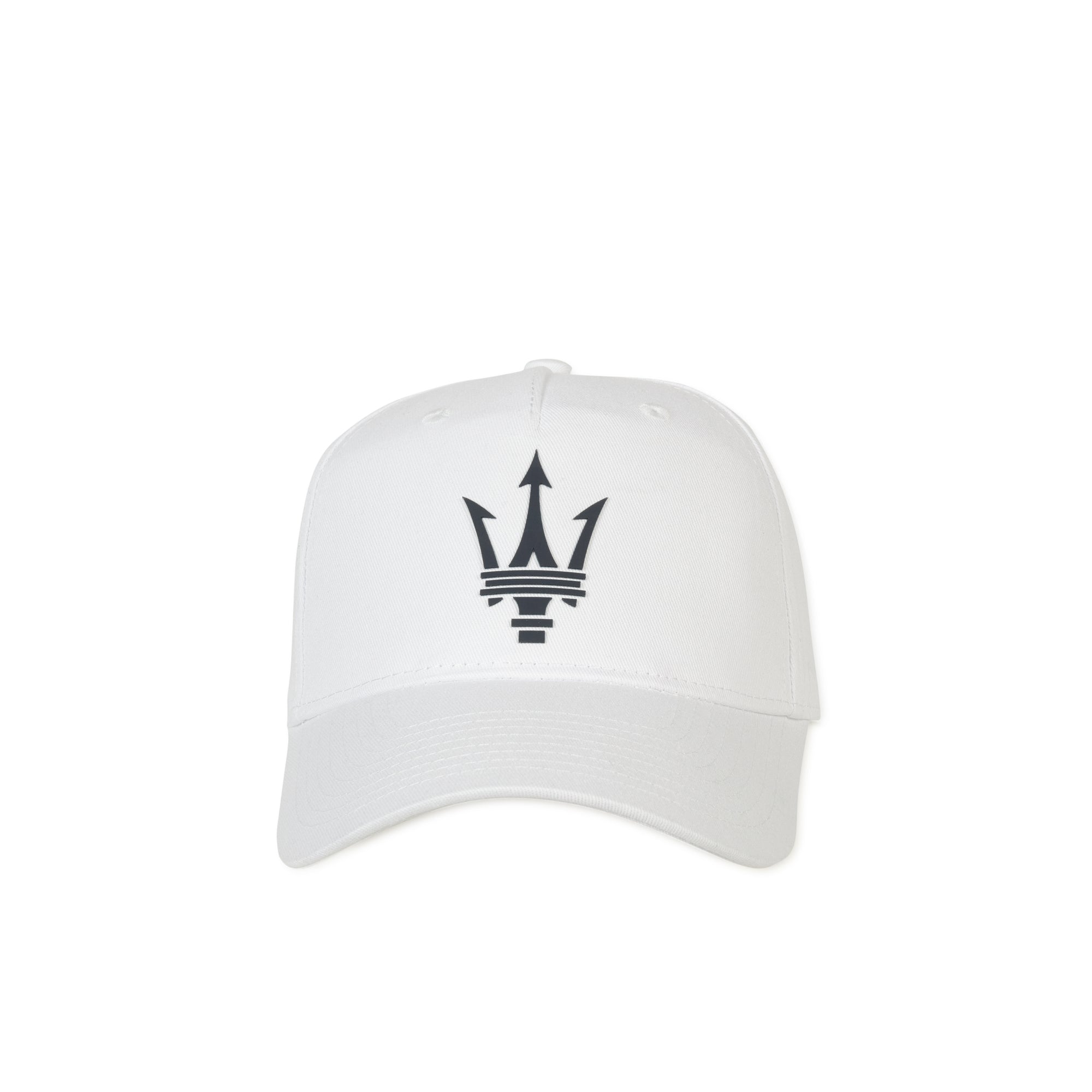 キャップ ホワイト ブルーのトライデント入り – ROW Maseratistore