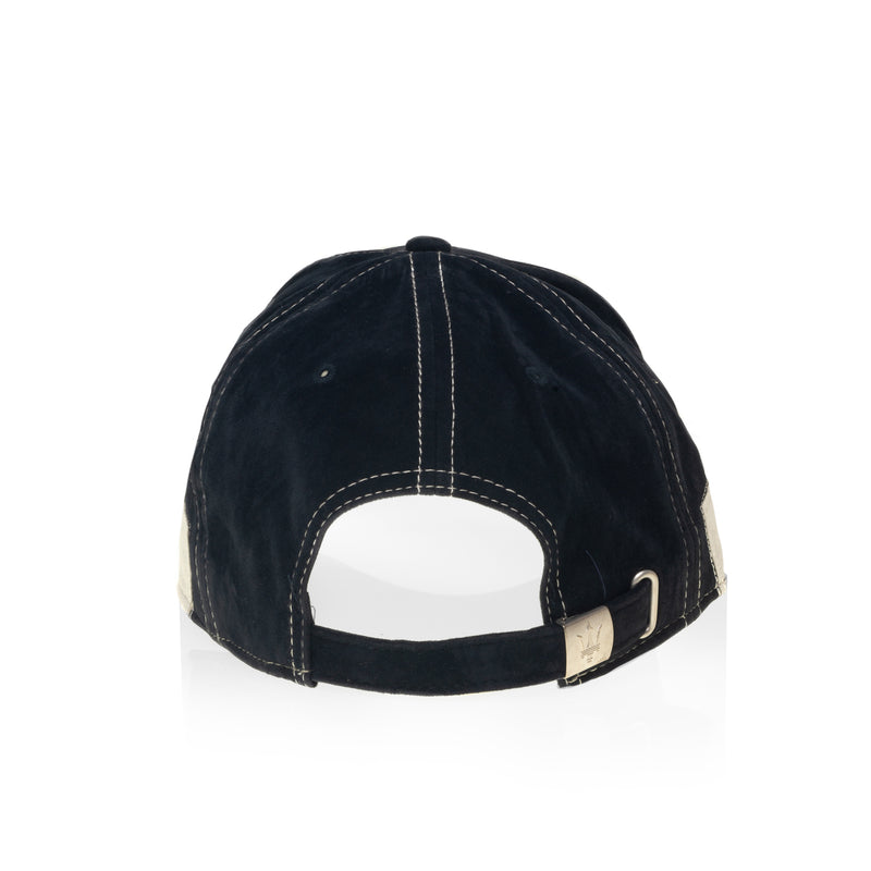 VELVET CAP, BLUE-WHITE