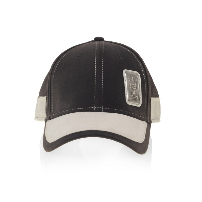 VELVET CAP, CHARCOAL GREY-WHITE