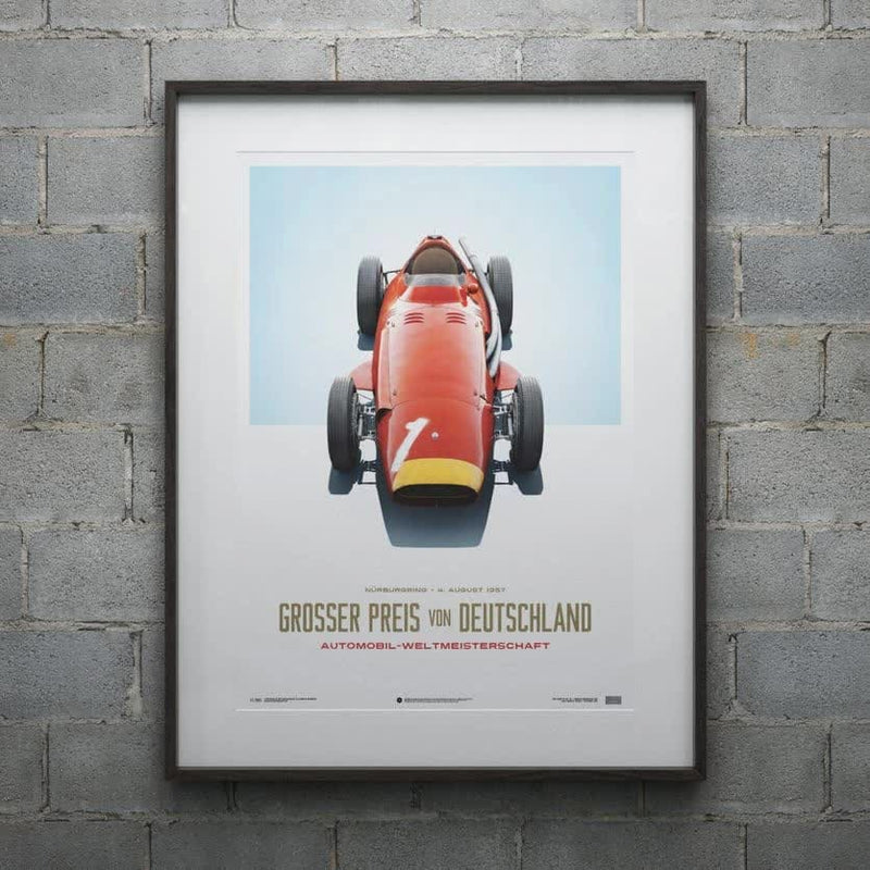 250 F Fangio 德国大奖赛设计海报