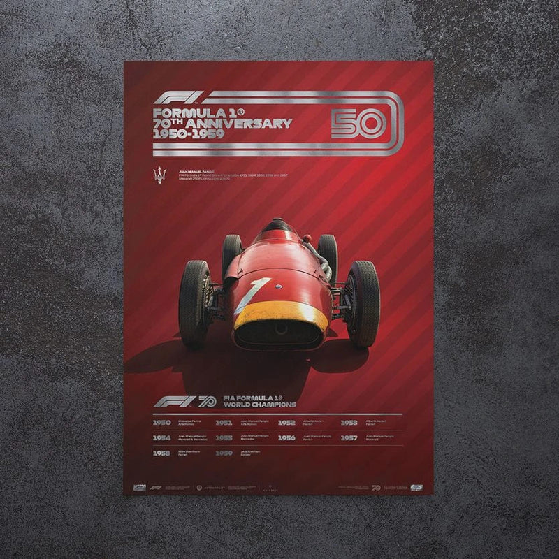 Poster 50s F1 Collector's Edition