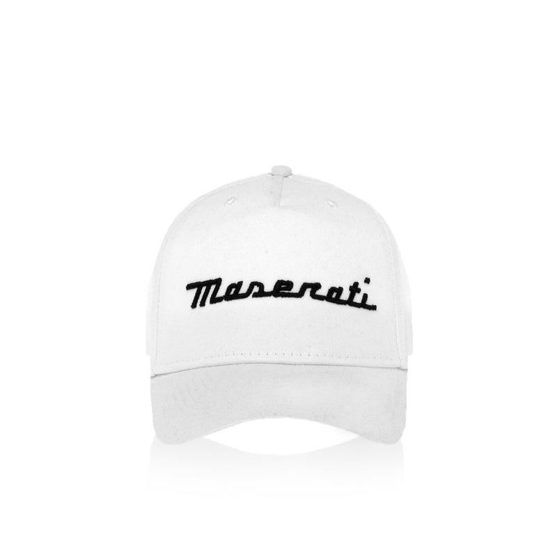 Maserati 字样徽标帽子，白色