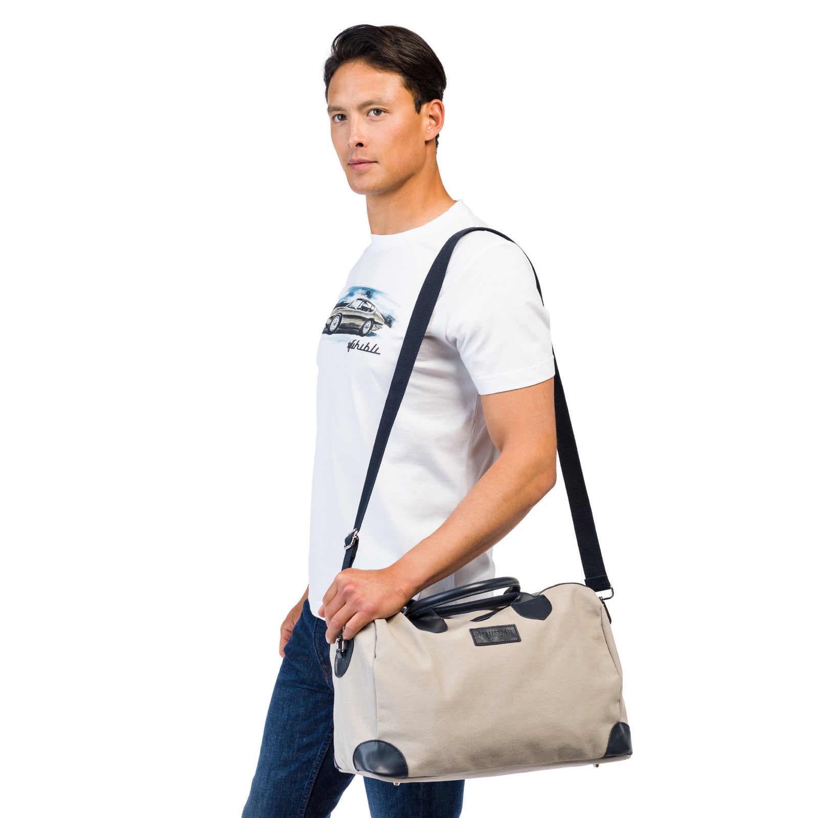 マセラティ　ボストンバッグ　キャリー付き ボストンバッグ クラシック – ROW Maseratistore