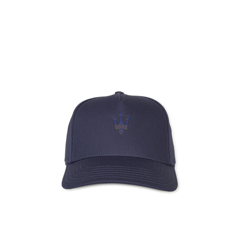 三叉戟徽标蓝色帽子，中性款