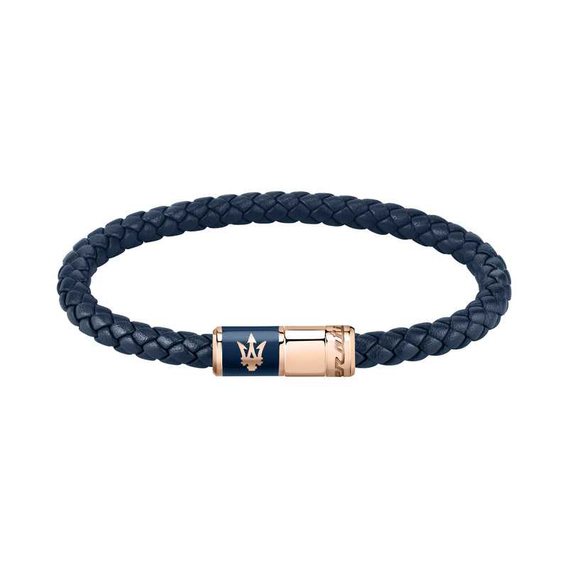 Blue Leather Bracelet (JM222AVE09)