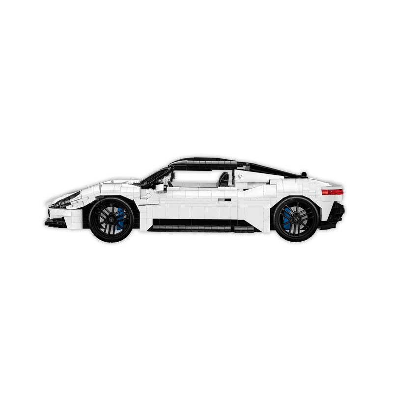 1：12 Maserati MC20 白色汽车搭建模型