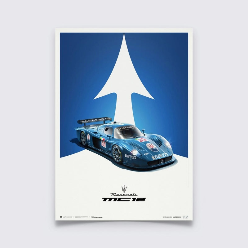 デザインポスター MC12 フロントビュー- 限定版