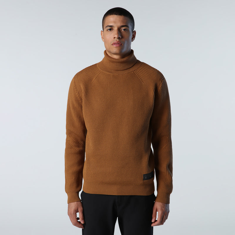 Sweater with High-neck Wax