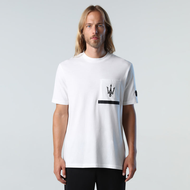 White Pocket Organic Jersey T-Shirt