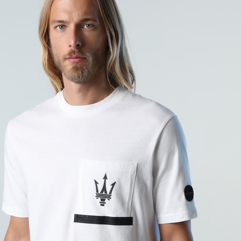 White Pocket Organic Jersey T-Shirt