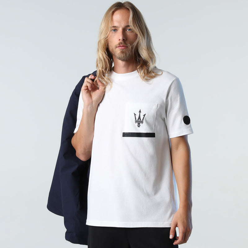 White Pocket Organic Jersey T-Shirt