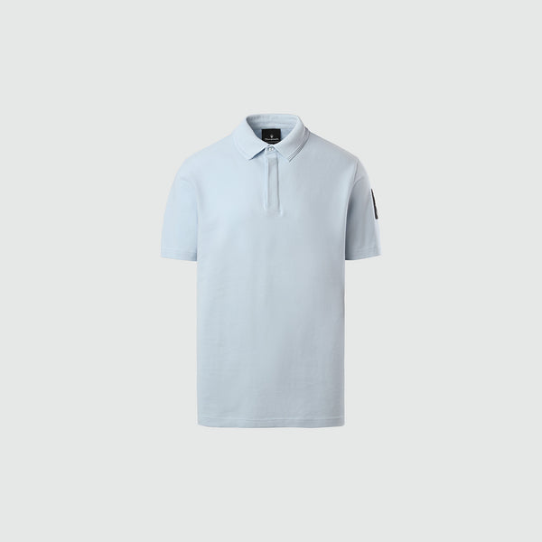 Grey Technical Piqué Polo Shirt