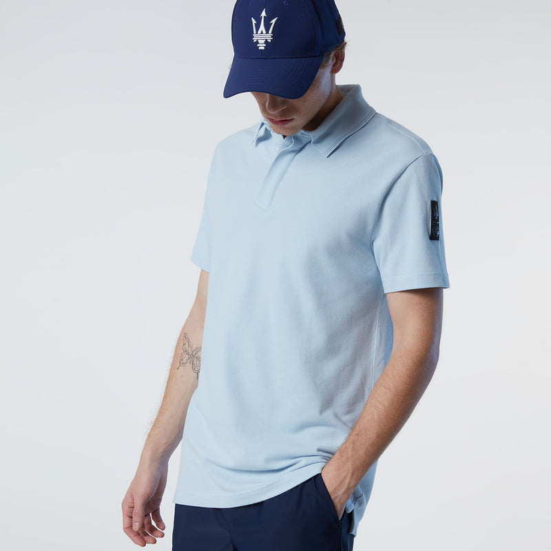 Grey Technical Piqué Polo Shirt