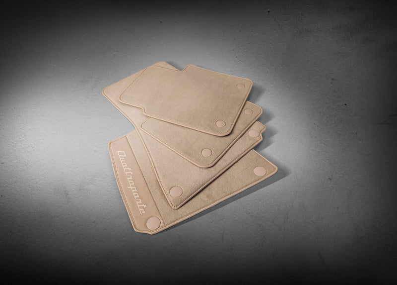 Branded Floor Mats - Left Hand Drive Dual zone - Sand (up to assembly n. 4024120) - Quattroporte