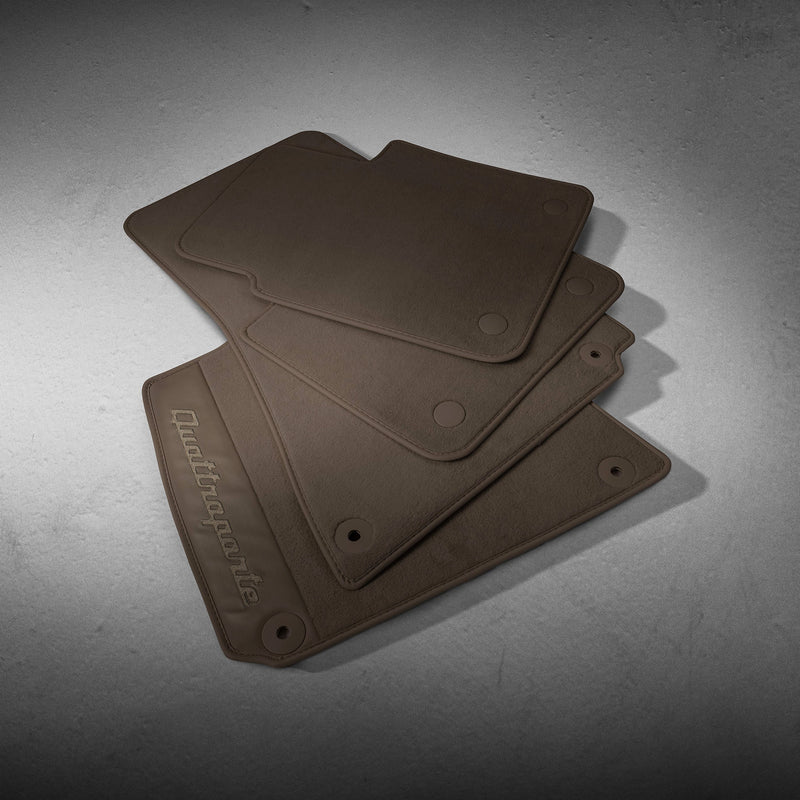 Branded Floor Mats - Left Hand Drive Four-zone - Tortora (from assembly n. 4024120) - Quattroporte
