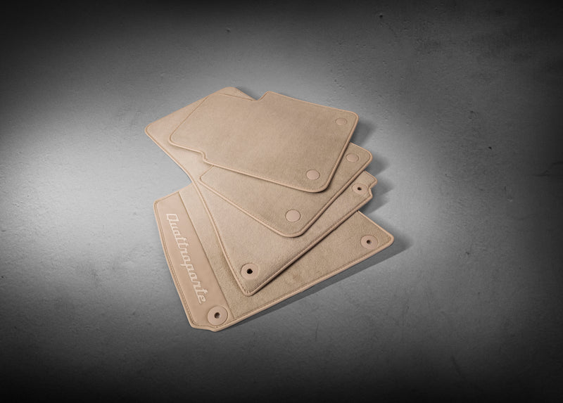 Branded Floor Mats - Left Hand Drive Four-zone - Sand (from assembly n. 4024120) - Quattroporte