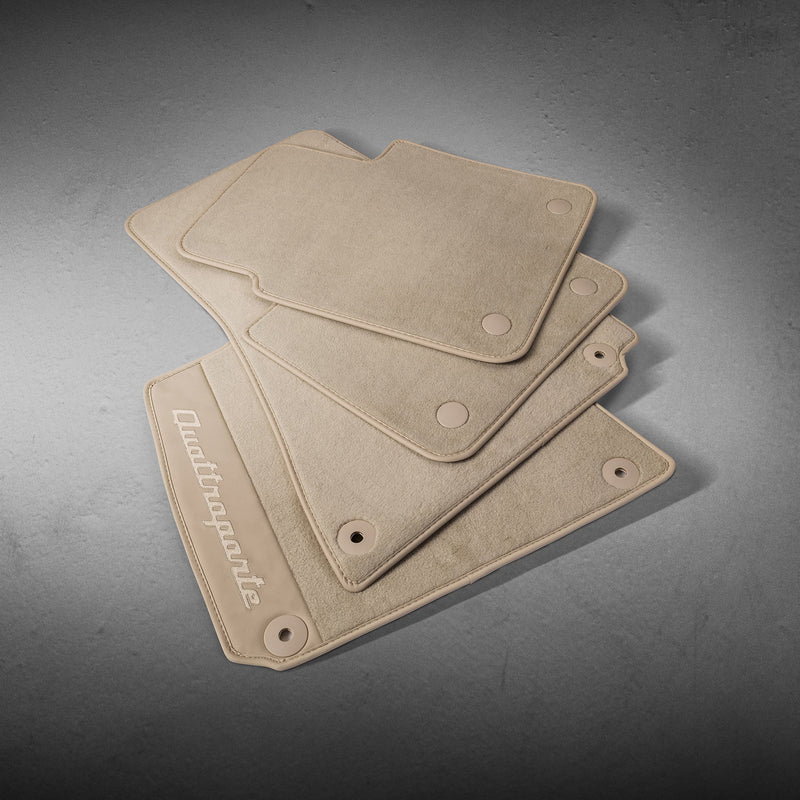 Branded Floor Mats - Left Hand Drive Four-zone - Sand (from assembly n. 4024120) - Quattroporte