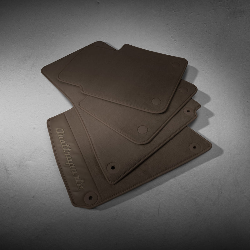 Branded Floor Mats - Right Hand Drive Four-zone - Tortora (from assembly n. 4024120) - Quattroporte