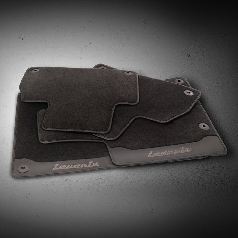 Branded Floor Mats - Right Hand Drive - Brown (up to MY18) - Levante
